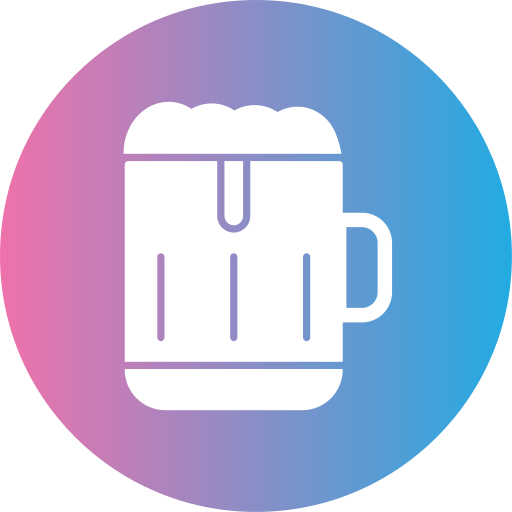 Beer mug Generic gradient fill icon