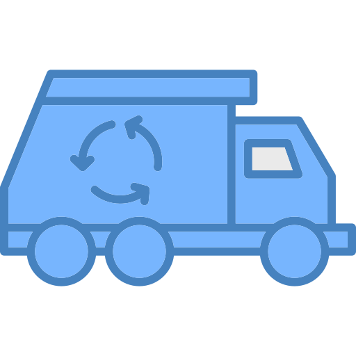 Trash truck Generic color lineal-color icon
