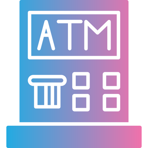 atm 기계 Generic gradient fill icon