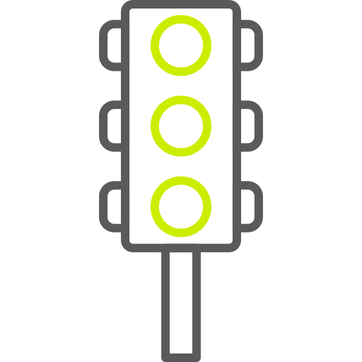feux de circulation Generic color outline Icône