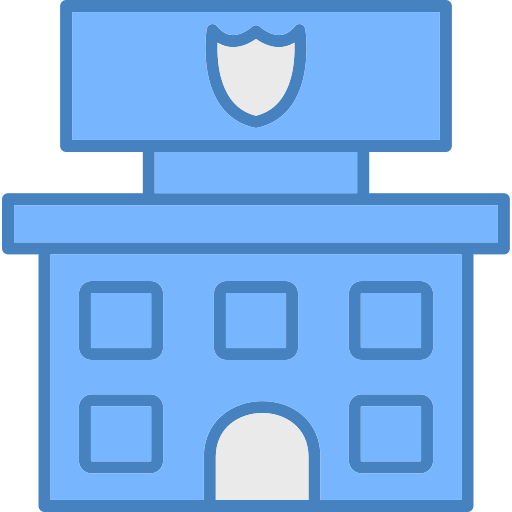 estación de policía Generic color lineal-color icono