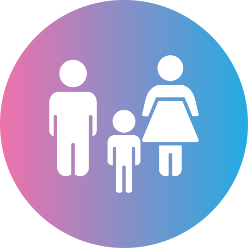 familie Generic gradient fill icoon