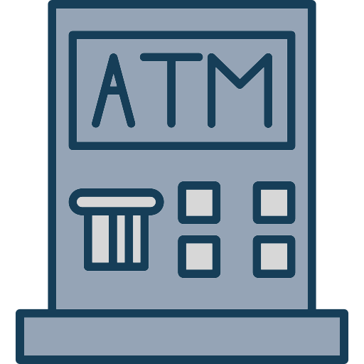 atm 기계 Generic color lineal-color icon