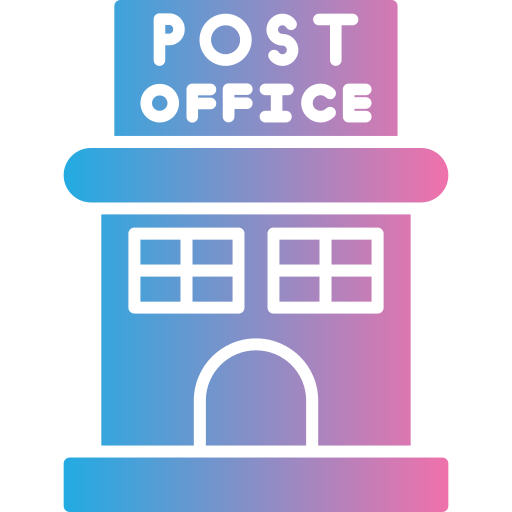 ufficio postale Generic gradient fill icona