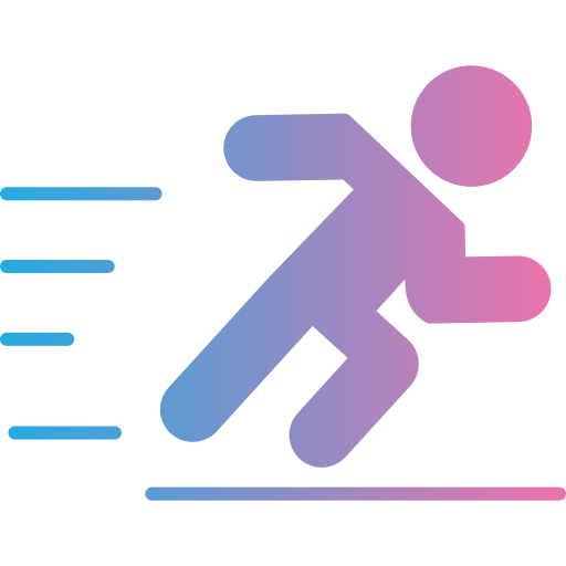 Jogging Generic gradient fill icon
