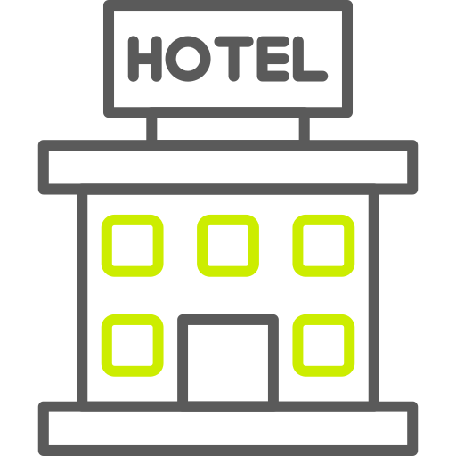 hotelgebouw Generic color outline icoon