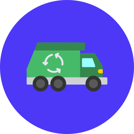 caminhão de lixo Generic color fill Ícone