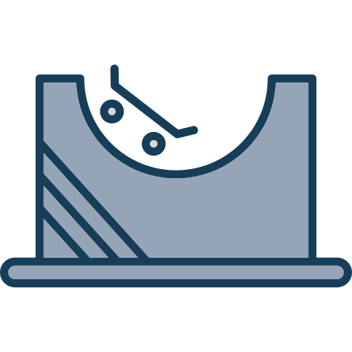 스케이트 파크 Generic color lineal-color icon