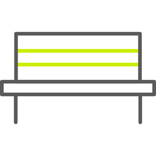 Bench Generic color outline icon