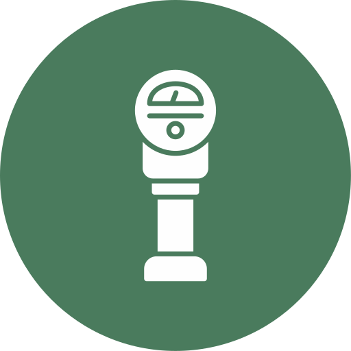 Parking meter Generic color fill icon