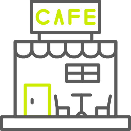 cafetería Generic color outline icono