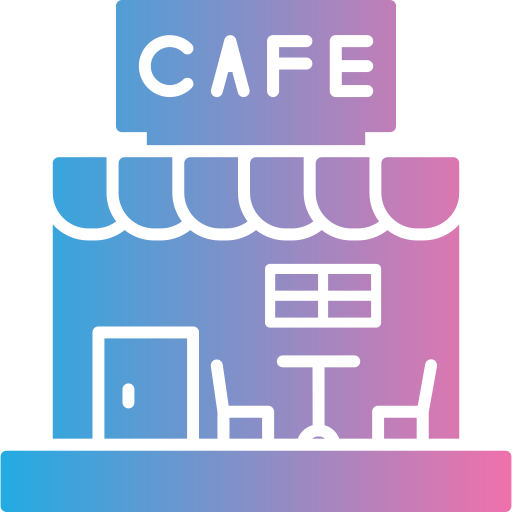 カフェ Generic gradient fill icon
