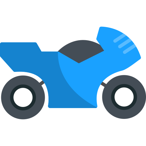 motocicleta Generic color fill icono