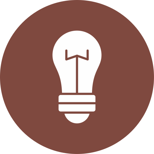 Lightbulb Generic color fill icon
