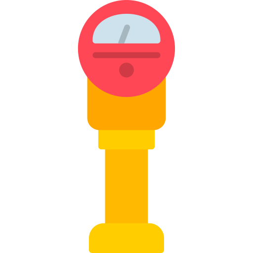 Parking meter Generic color fill icon
