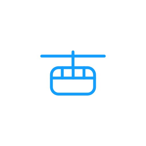 Cable car Generic outline icon