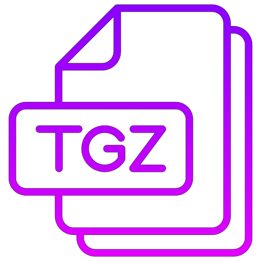 tgz Generic gradient outline icono
