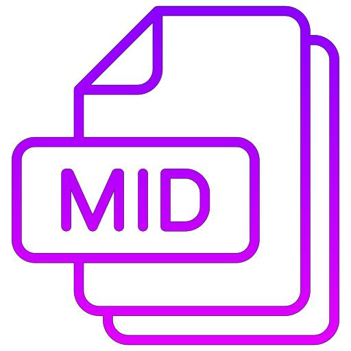 midden Generic gradient outline icoon