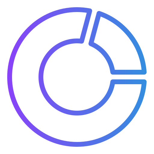 kuchendiagramm Generic gradient outline icon