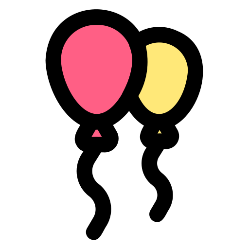 Надувные шарики Generic color lineal-color иконка