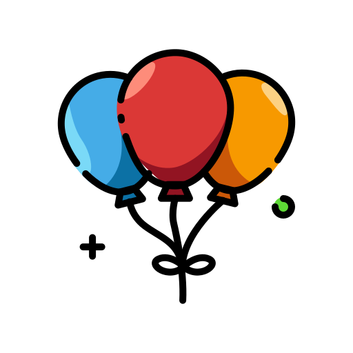 Ballon Generic color lineal-color icon