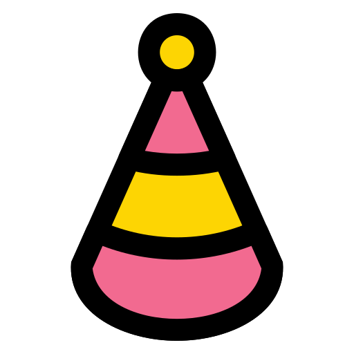 cappello da festa Generic color lineal-color icona