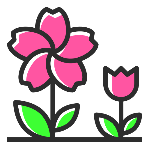 flor Generic color lineal-color icono