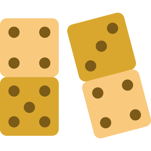 Dominoes Basic Miscellany Flat icon