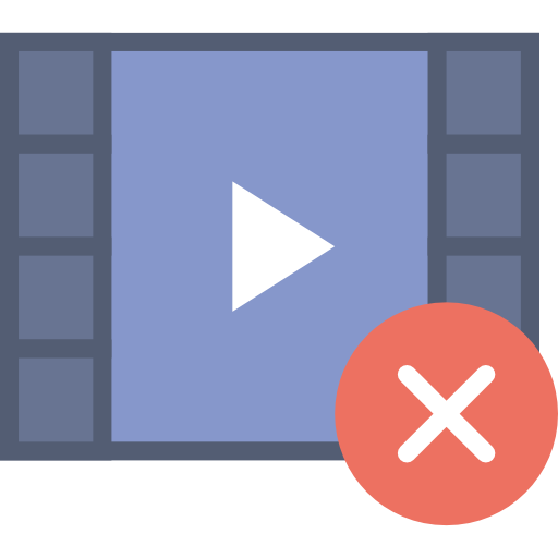 Video player Basic Miscellany Flat icon