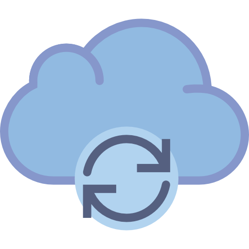 computación en la nube Basic Miscellany Flat icono