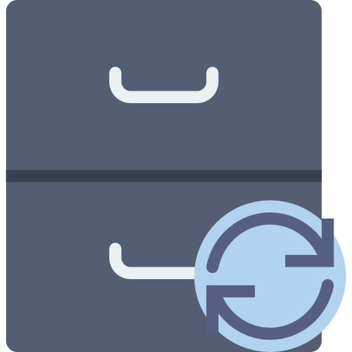 archiwum Basic Miscellany Flat ikona