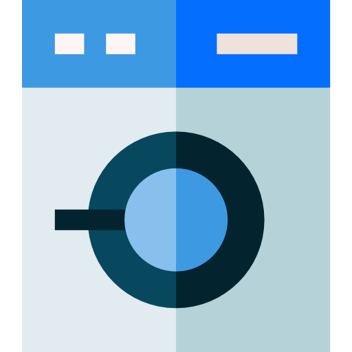 waschmaschine Basic Straight Flat icon