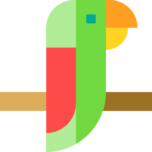 Parrot Basic Straight Flat icon