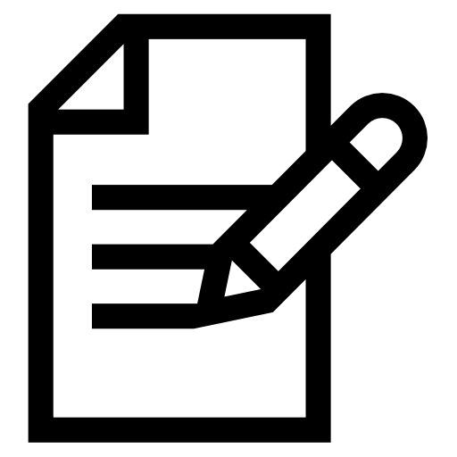메모 Basic Straight Lineal icon