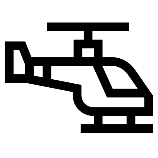 ヘリコプター Basic Straight Lineal icon
