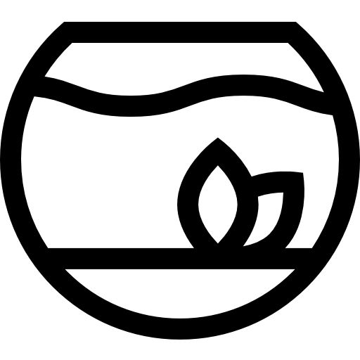 pecera Basic Straight Lineal icono