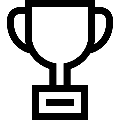 trofeum Basic Straight Lineal ikona