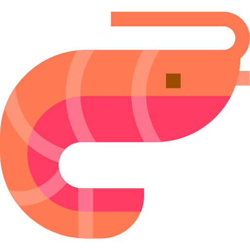 Shrimp Basic Straight Flat icon