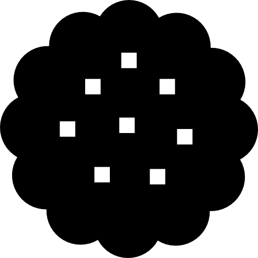 plätzchen Basic Straight Filled icon