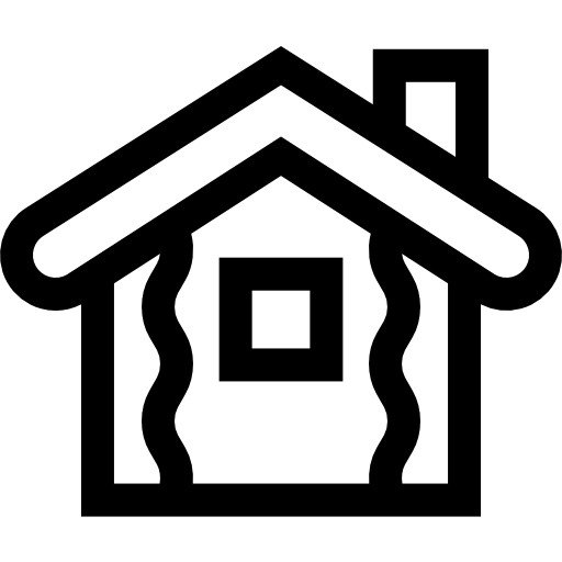 casa de jengibre Basic Straight Lineal icono