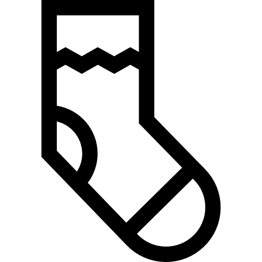 skarpetka Basic Straight Lineal ikona