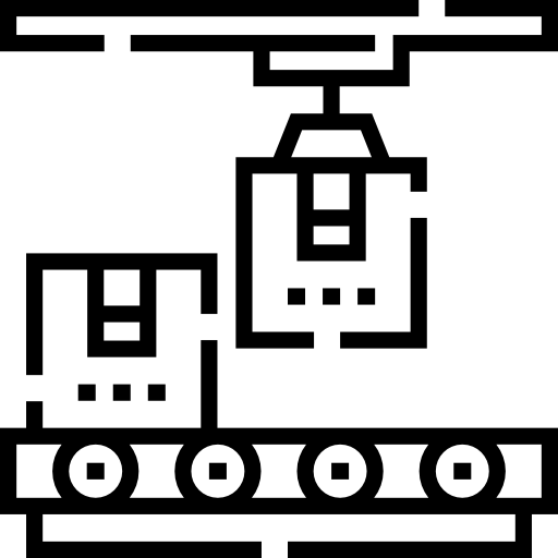 Conveyor Detailed Straight Lineal icon