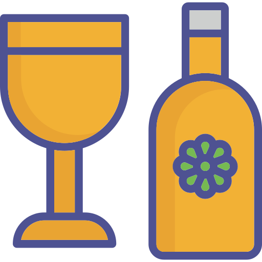 vino Generic color lineal-color icono