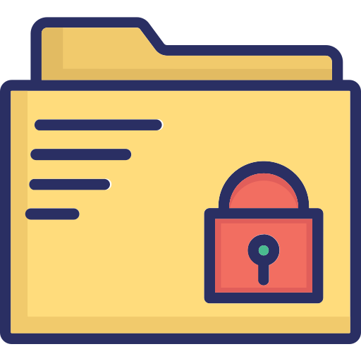 password della cartella Generic color lineal-color icona