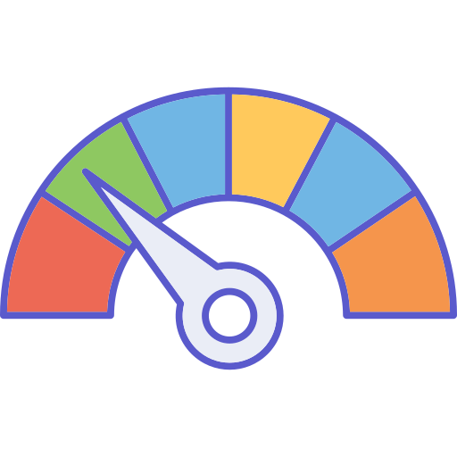 prędkościomierz Generic color lineal-color ikona