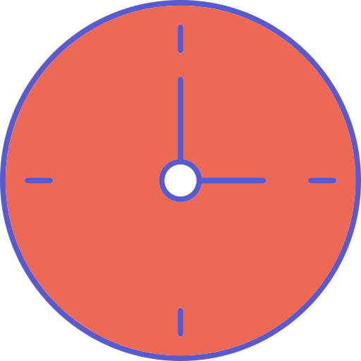 zegar Generic color lineal-color ikona