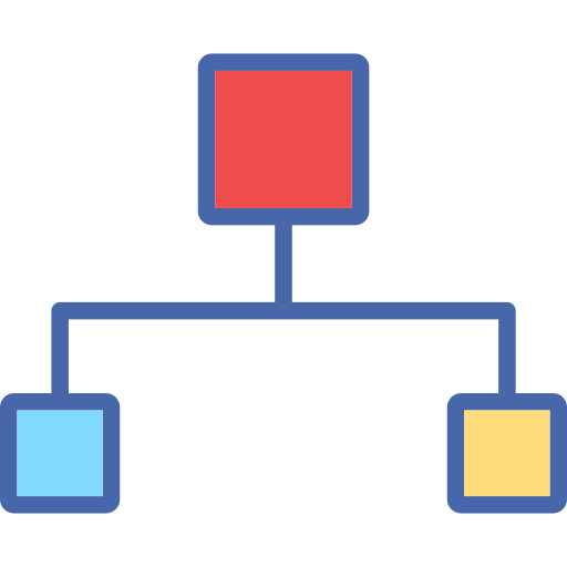 Data center Generic color lineal-color icon