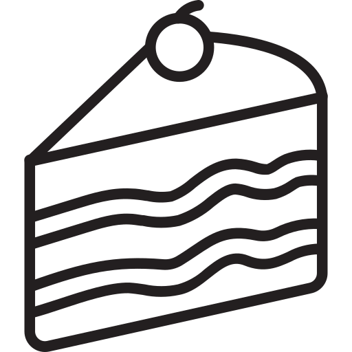 Cake Generic outline icon