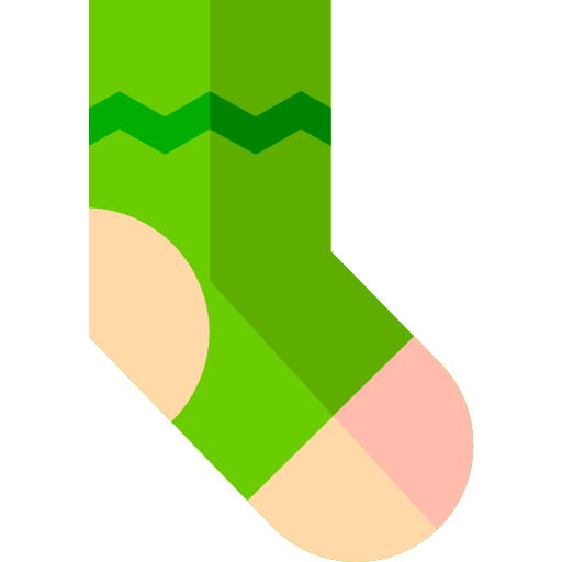 calcetín Basic Straight Flat icono