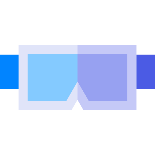 ゴーグル Basic Straight Flat icon